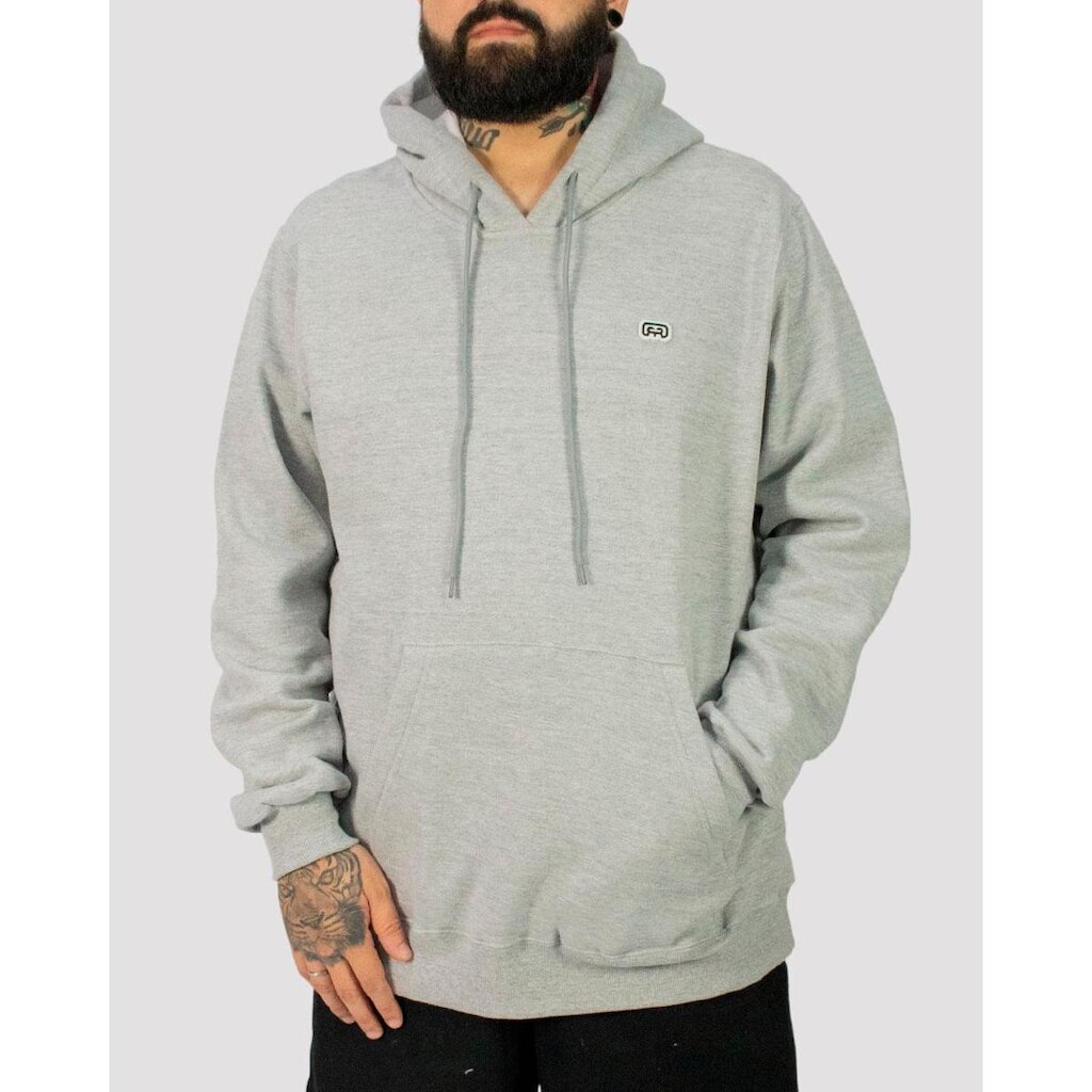 Moletom Hocks Canguru Lobord - Cinza Mescla