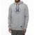 Moletom Hurley Canguru Circle Icon Oversize WT23 - Cinza Claro