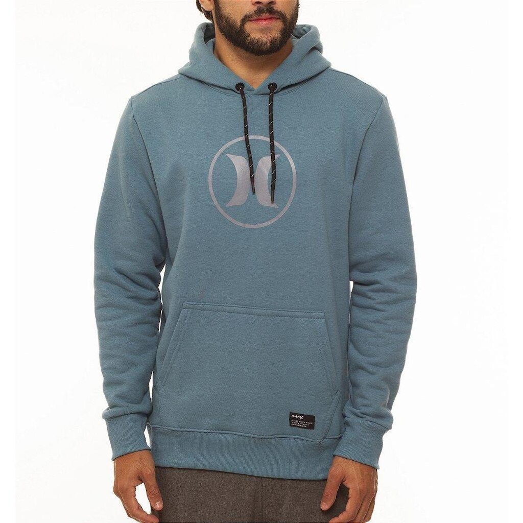 Moletom Hurley Canguru Circle Icon WT23 Masculino
