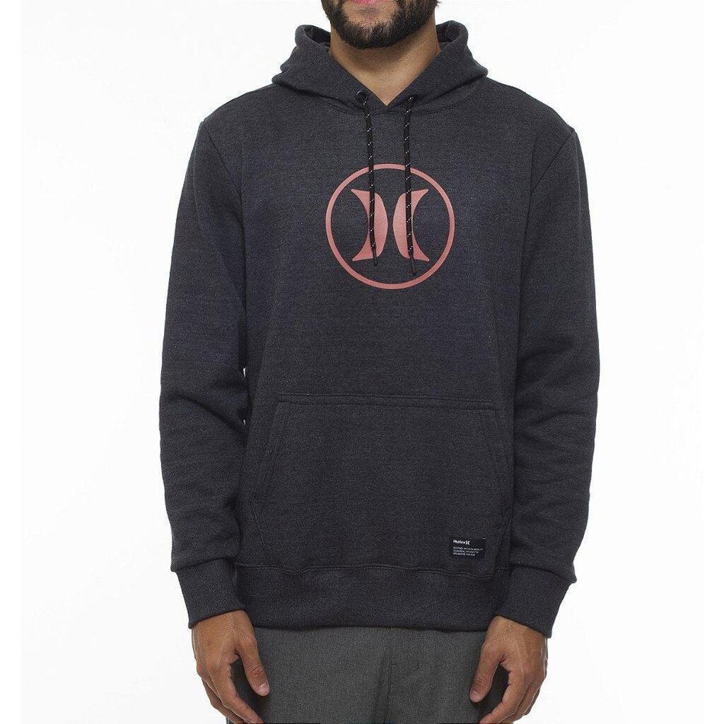 Moletom Hurley Canguru Circle Icon WT23 Masculino