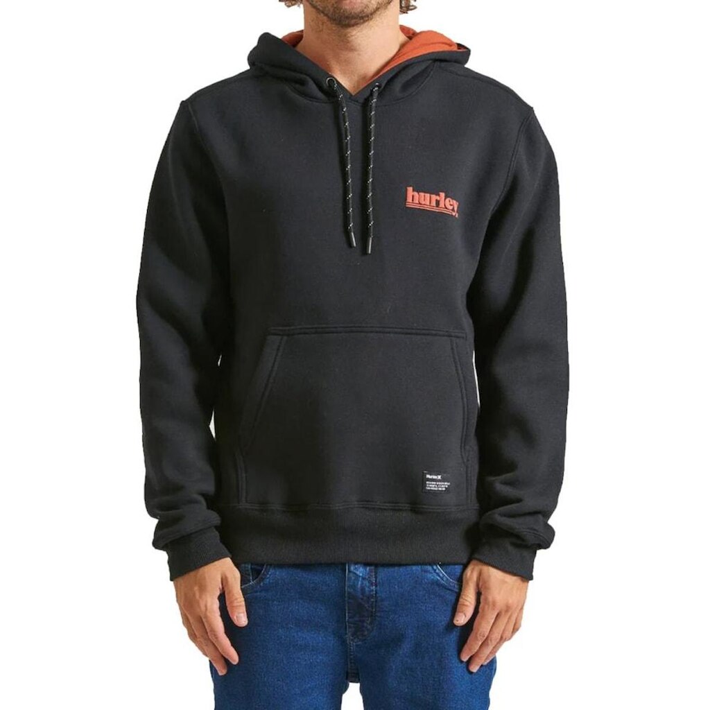 Moletom Hurley Canguru Puff WT24 Masculino