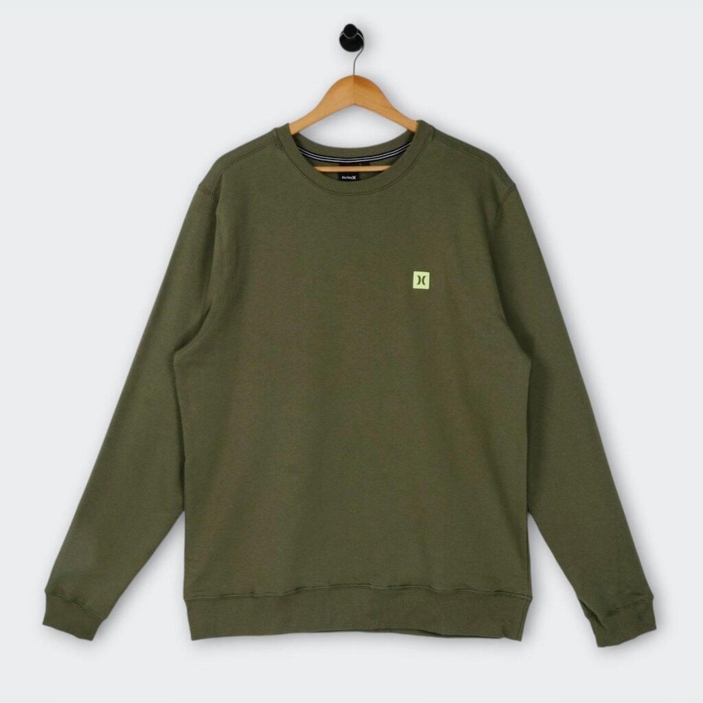 Moletom Hurley Mini Icon Ii Verde Militar
