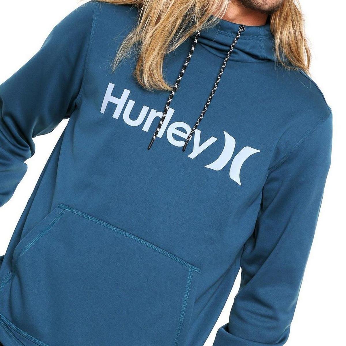 cerulean blue moletom com capuz