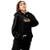 Moletom Hyve De Frio Casaco Com Capuz Modelo Canguru Feminino - Preto