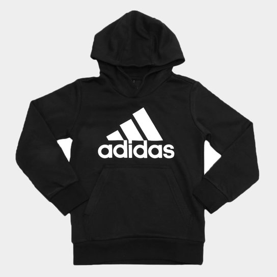 Moletom Infantil Adidas Yb Logo Hood Masculino1