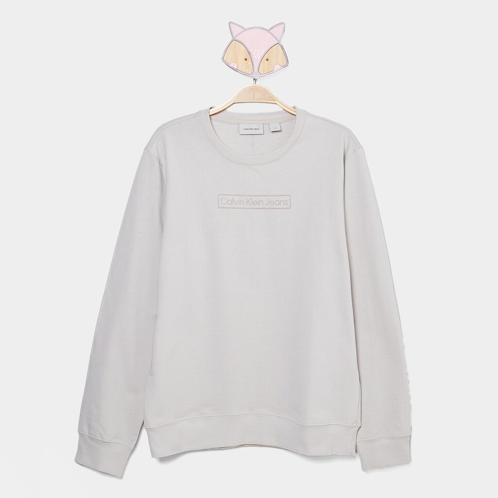 Moletom Infantil Calvin Klein Logo Box Menino