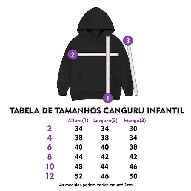 Moletom Infantil Canguru Menina Algodão Capuz Bolso Frontal