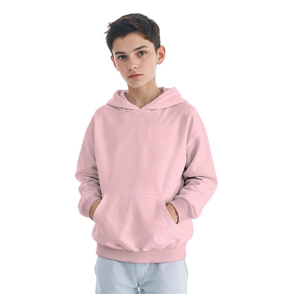 Moletom Infantil Canguru Menino Algodão Capuz Bolso Frontal