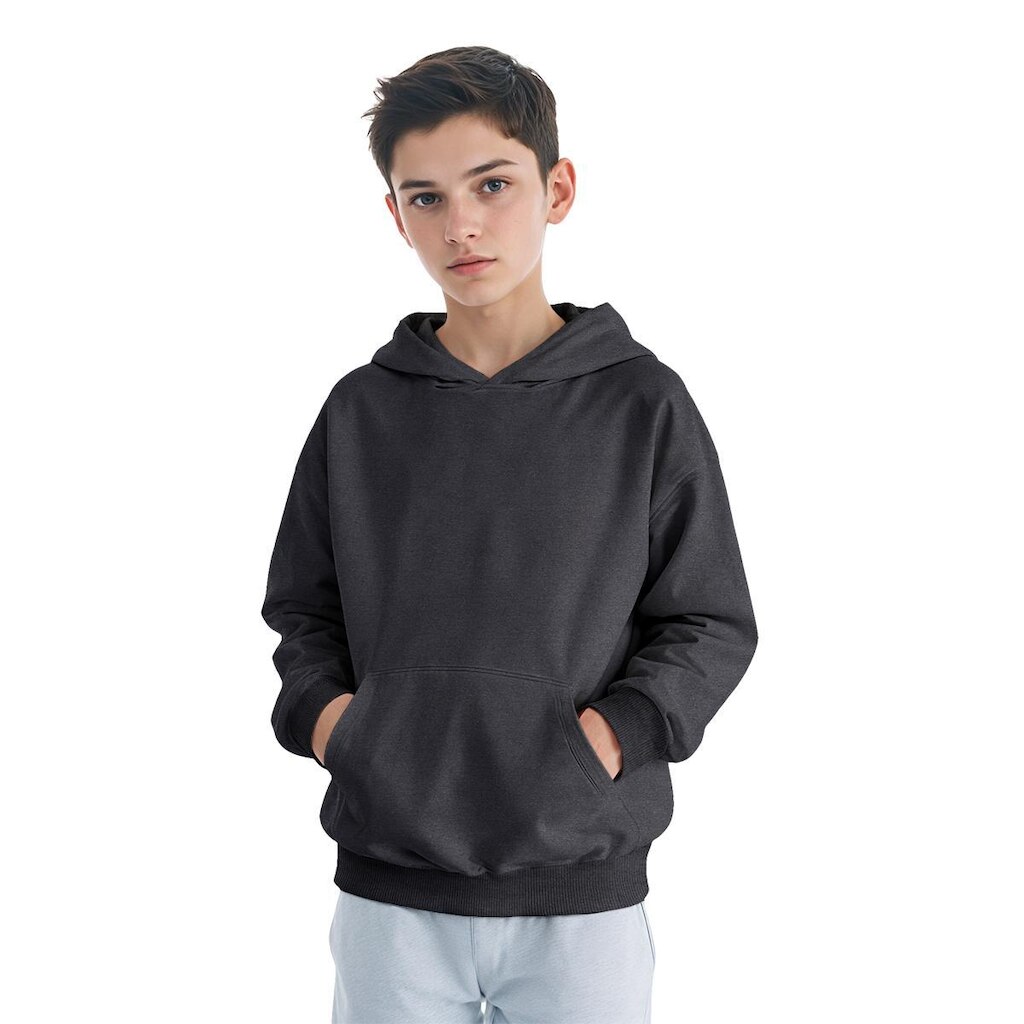 Moletom Infantil Canguru Menino Algodão Capuz Bolso Frontal
