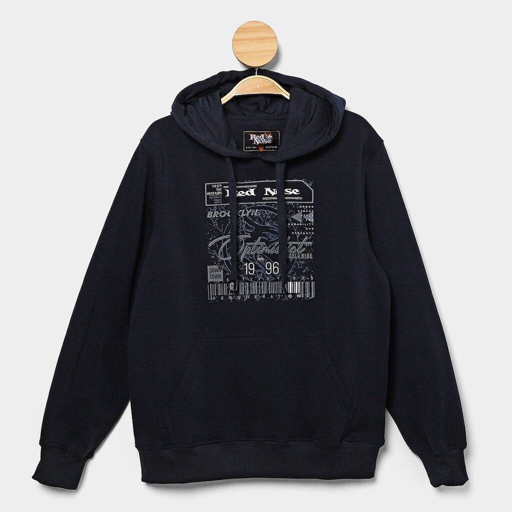 Moletom Infantil Red Nose Casual Com Capuz Menino