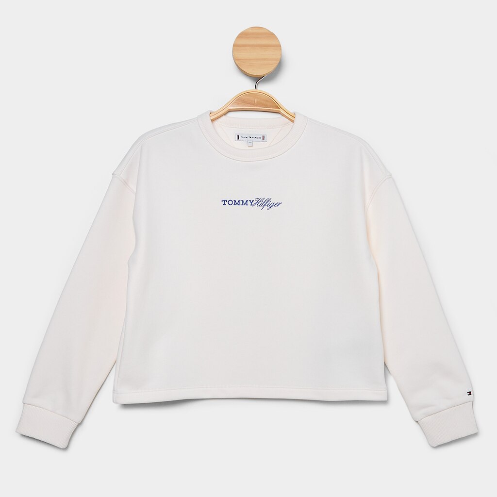 Moletom Infantil Tommy Hilfiger Glossy Crew Menino