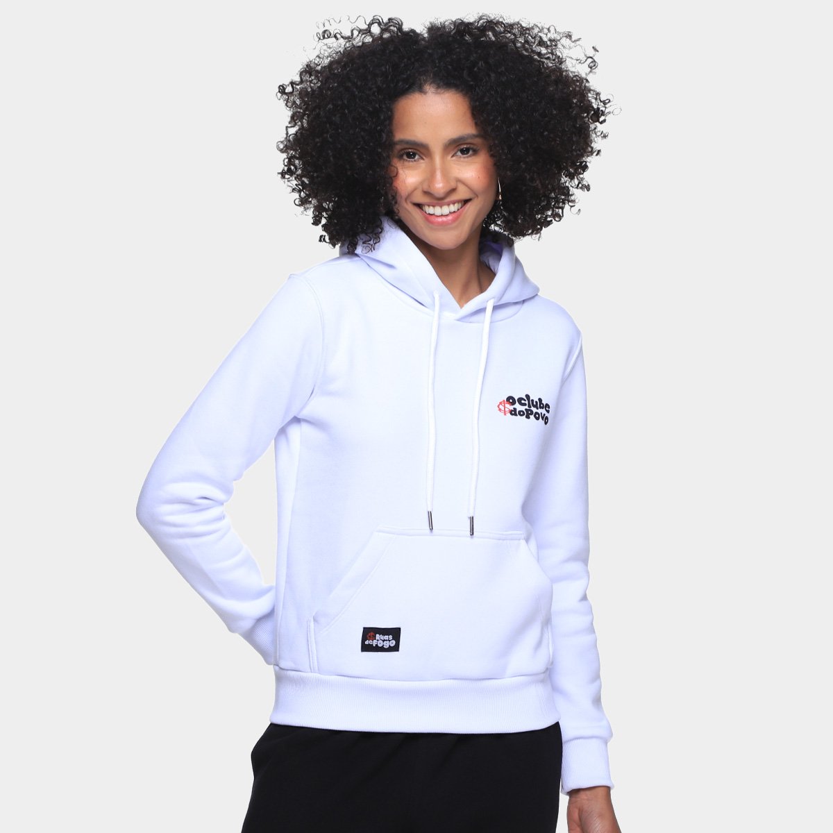 Moletom Internacional Campeão Feminino Branco Netshoes