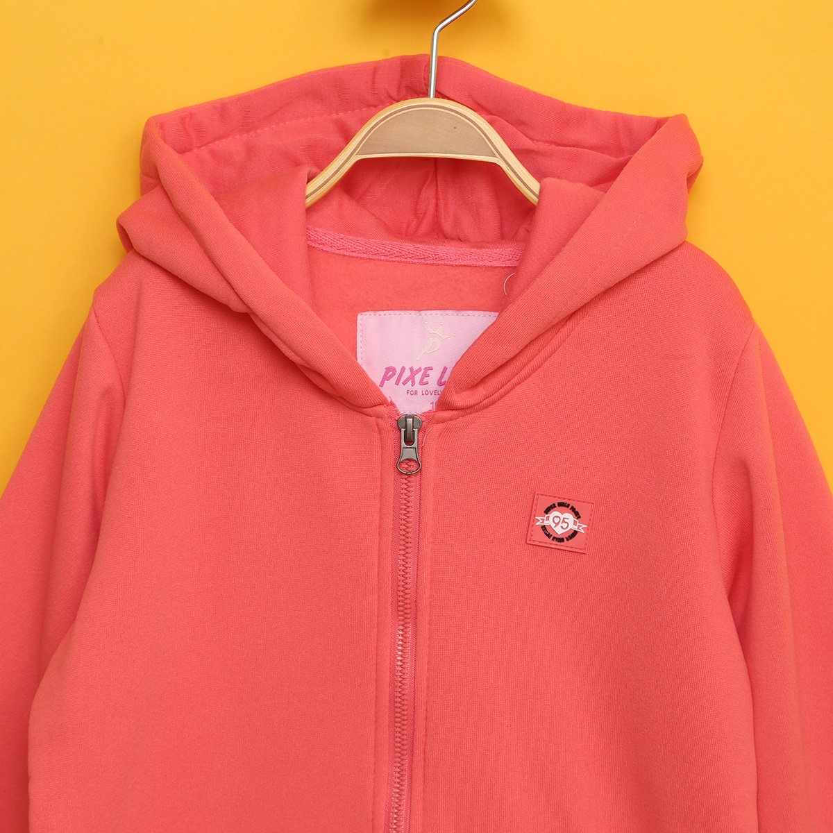 orange and pink moletom com capuz