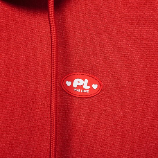 Moletom Juvenil Pix Love Casual Com Capuz