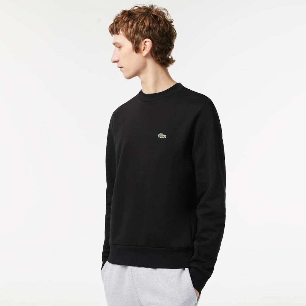 Moletom Lacoste Clássico Com Gola Careca Masculino