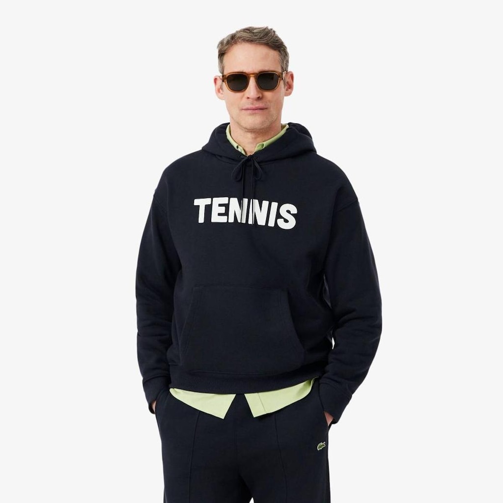 Moletom Lacoste Com Estampa De Tênis Masculino