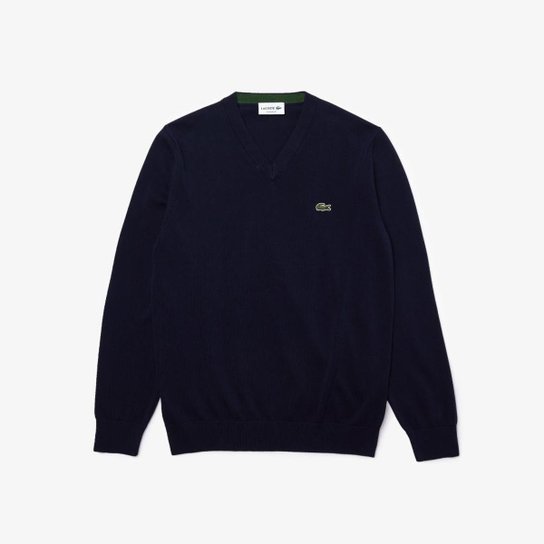 Moletom Lacoste em Fleece - Azul Navy