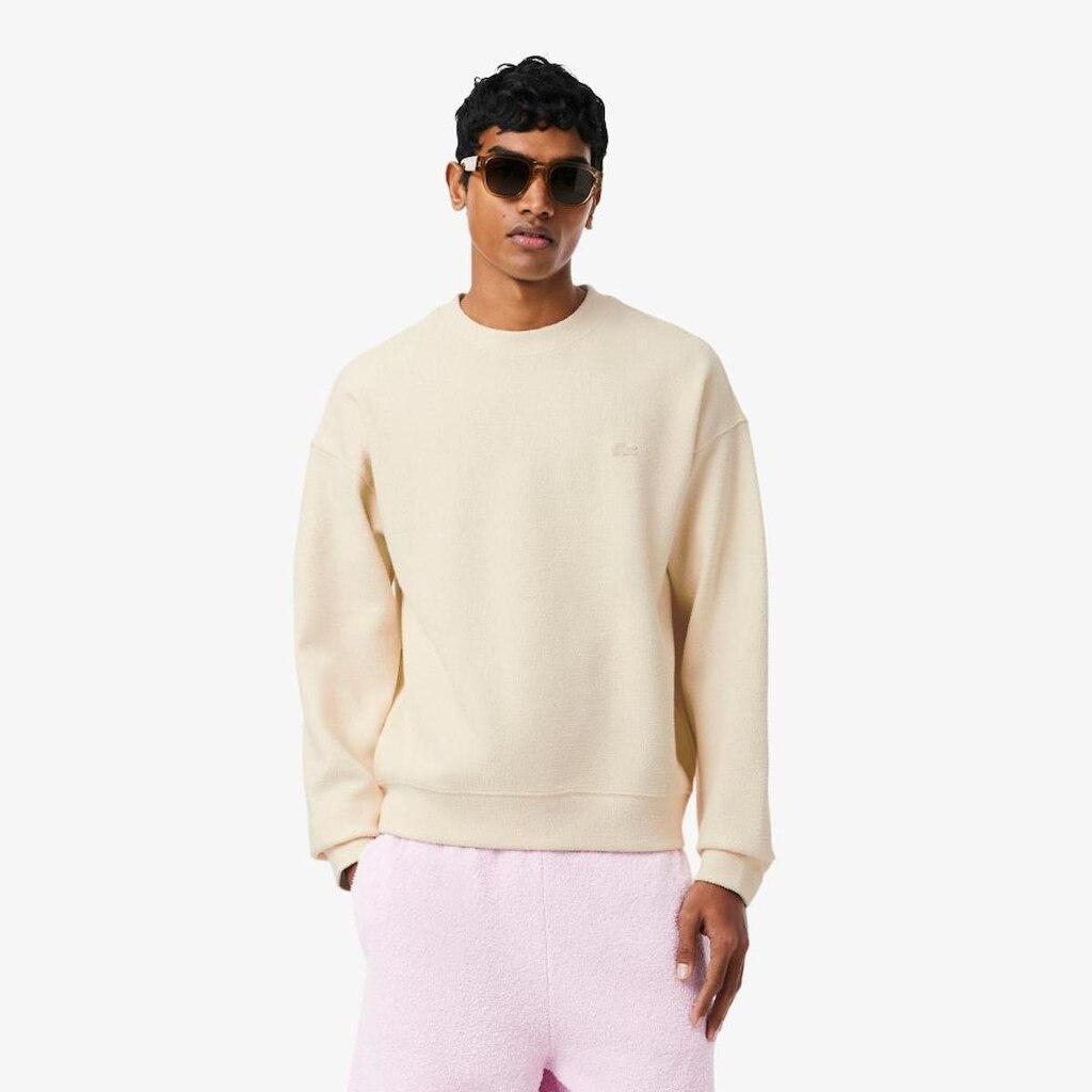 Moletom Lacoste Piquet Modelagem Ampla Masculino
