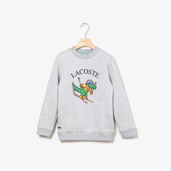 Moletom Lacoste Regular Fit Masculino - Cinza