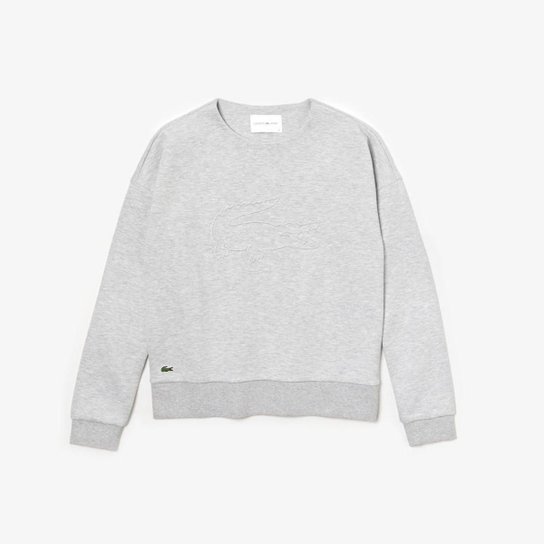 Moletom Lacoste Sport Feminino - Cinza