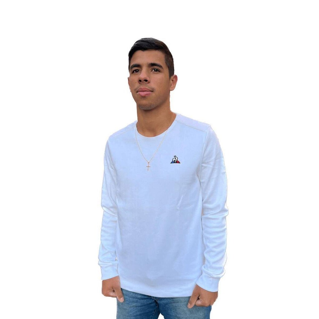 Moletom Le Coq Sportif Ess Crew Sweat - BRANCO M
