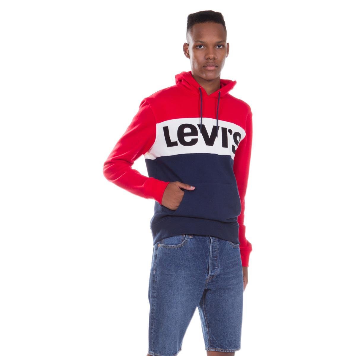 cream kappa moletom com capuz