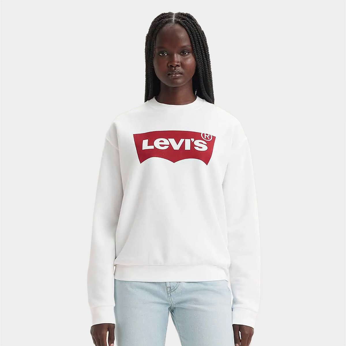 Moletom Levis Crewneck Fleece Feminino