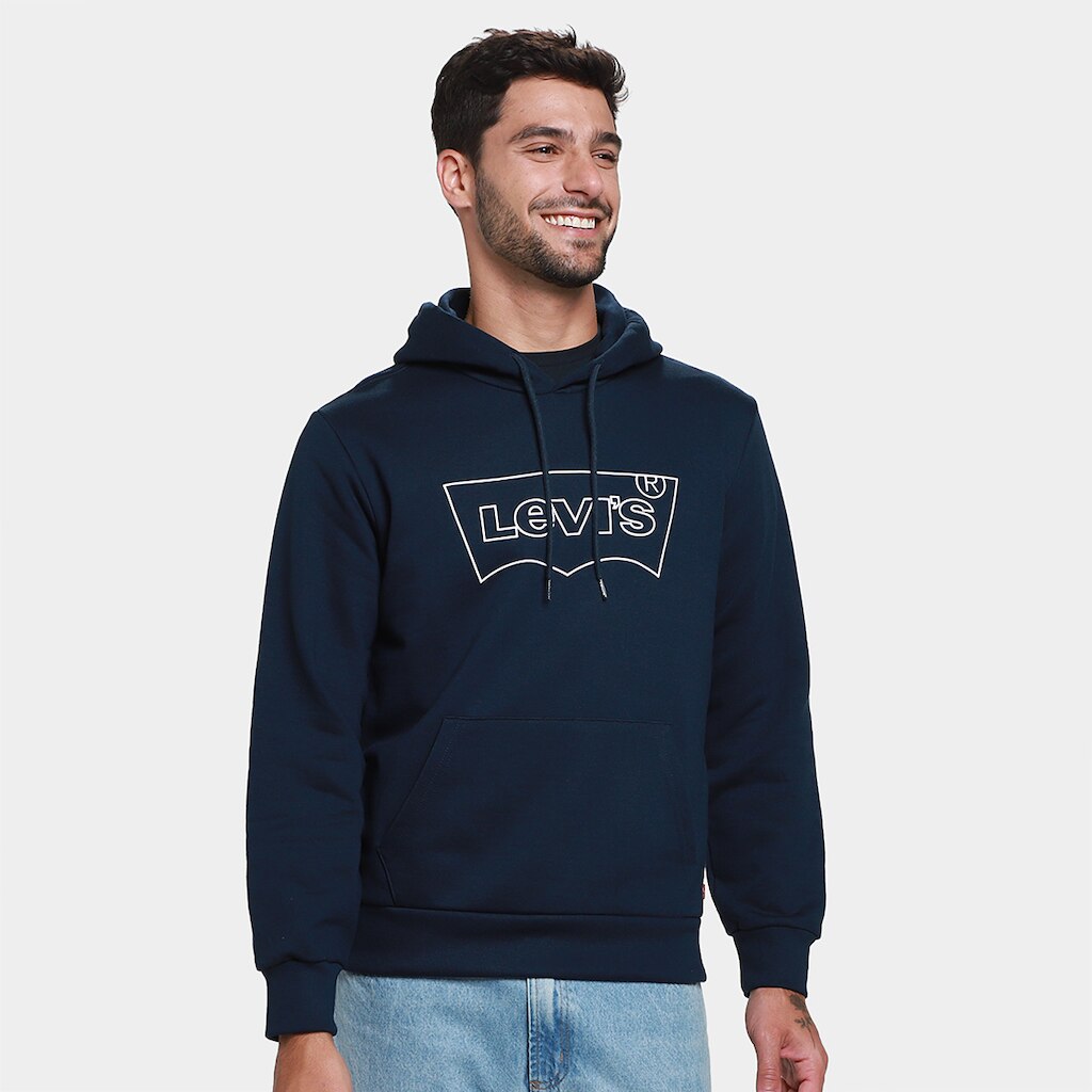 Moletom Levi's Crewneck Fleece Masculino