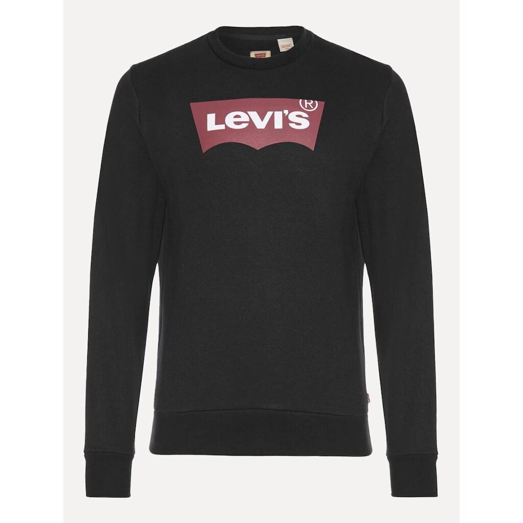 Moletom Levis Masculino Crewneck Batwing Preto