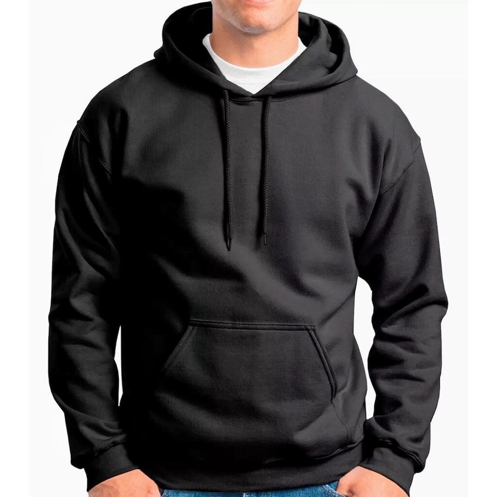 Moletom Liso Unissex Modelo Canguru