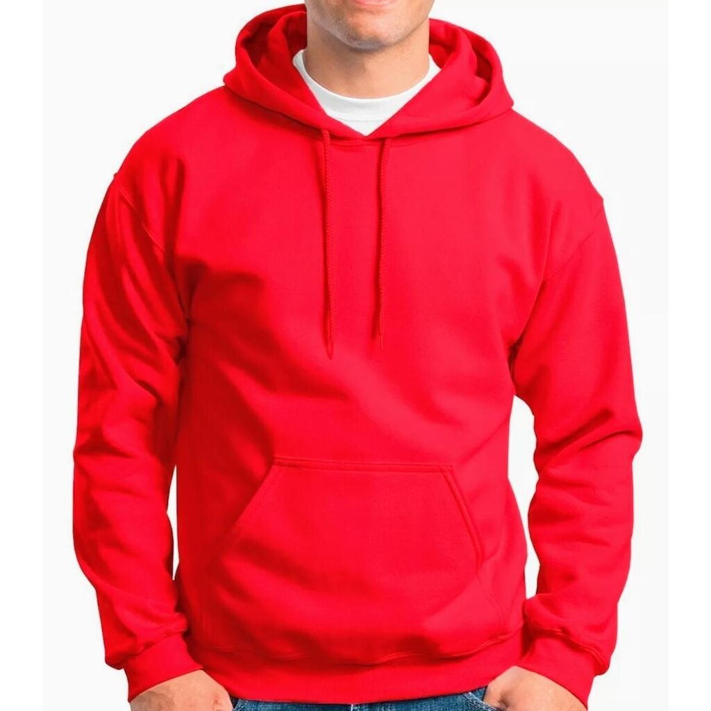 Moletom Liso Unissex Modelo Canguru