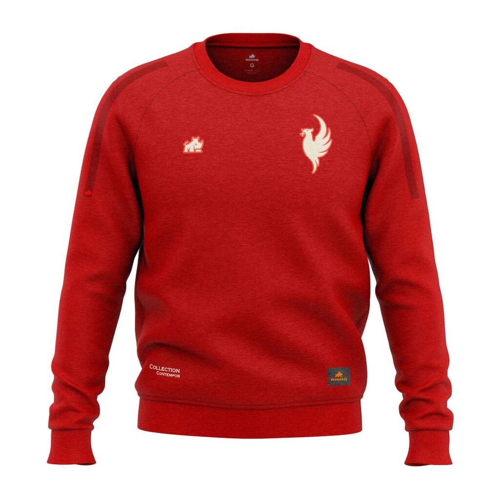 Moletom Liverpool Peluciado Original Rinno Class Vermelho