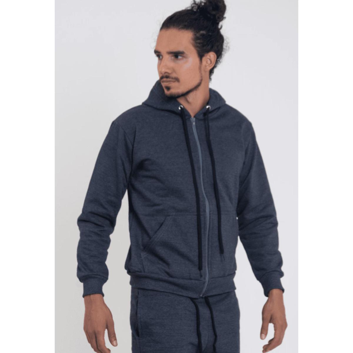 Moletom Masculina Capuz Bolso Canguru Aberta Com Ziper Menor preço em Moletom Masculina Capuz Bolso Canguru Aberta Com Ziper