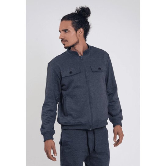 Moletom Masculina Com Lapela Aberto - Chumbo é ruim? Moletom Masculina Com Lapela Aberto - Chumbo é boa?