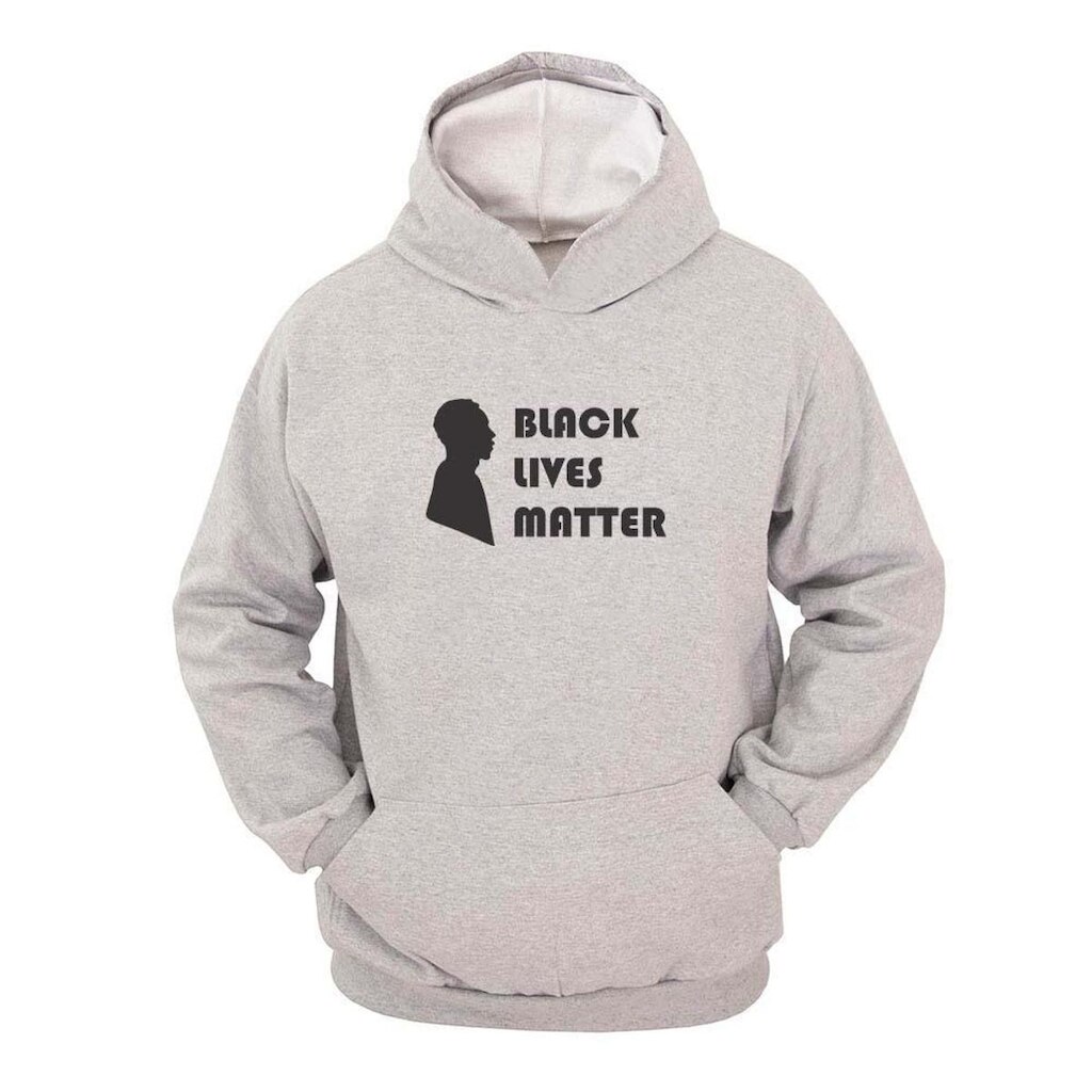Moletom Masculino Canguru Black Lives Matter com Capuz