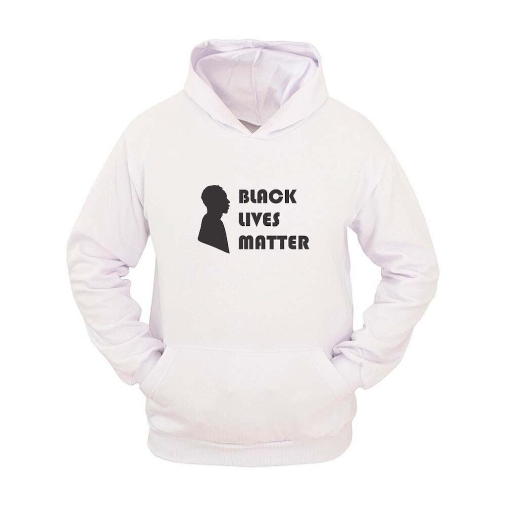 Moletom Masculino Canguru Black Lives Matter com Capuz