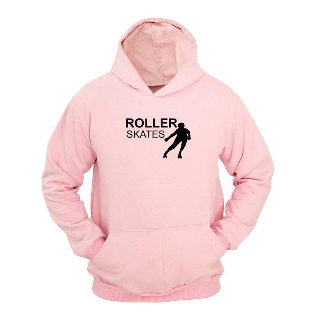 Moletom Masculino Canguru Capuz Estampa Roller Skates