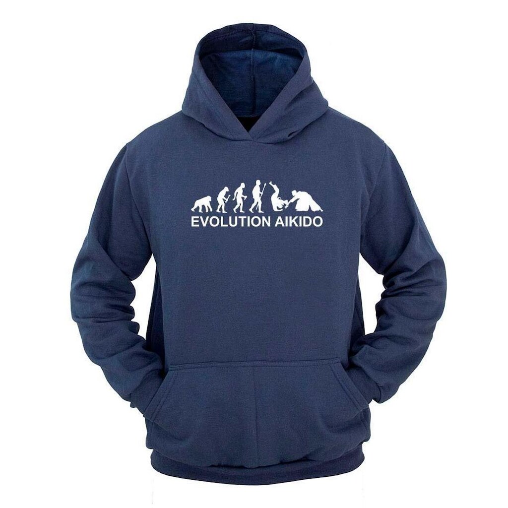 Moletom Masculino Canguru Estampa Evolution Aikidô Ragor