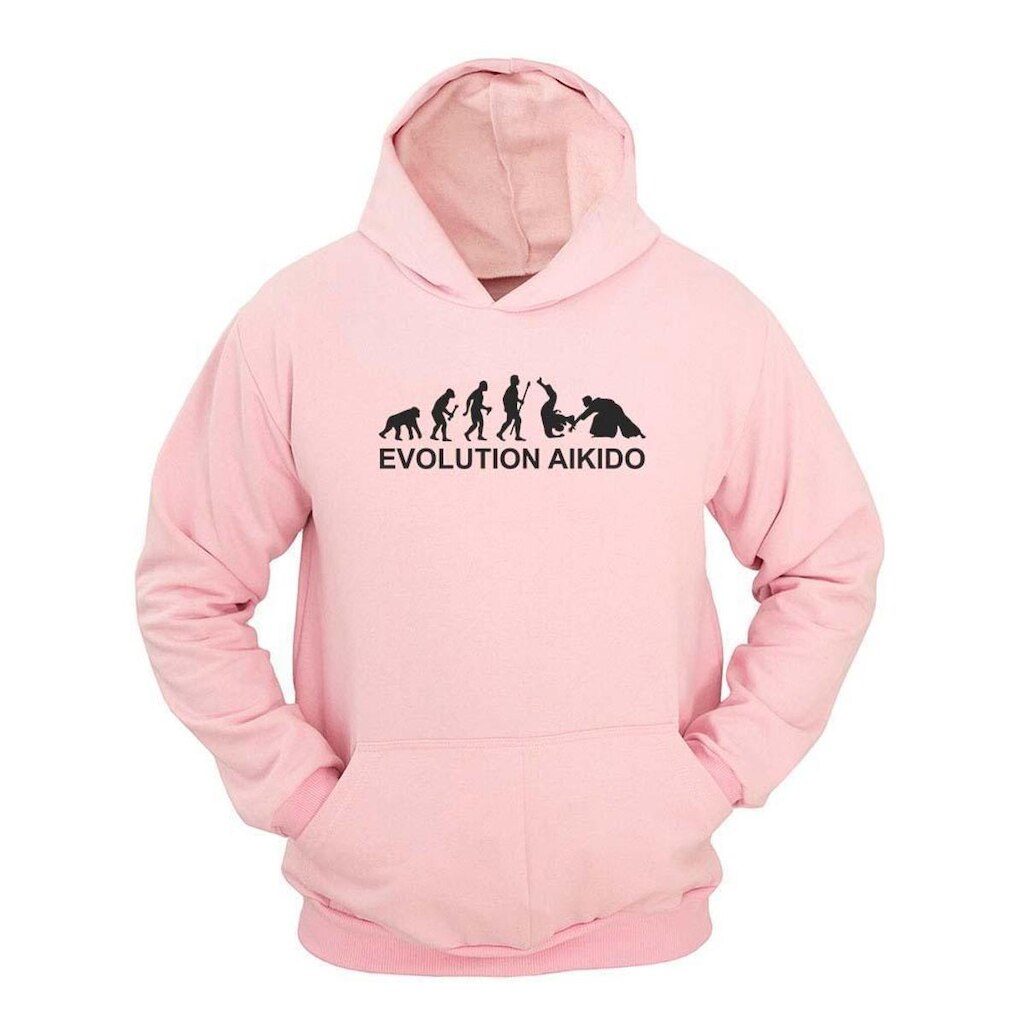 Moletom Masculino Canguru Estampa Evolution Aikidô Ragor