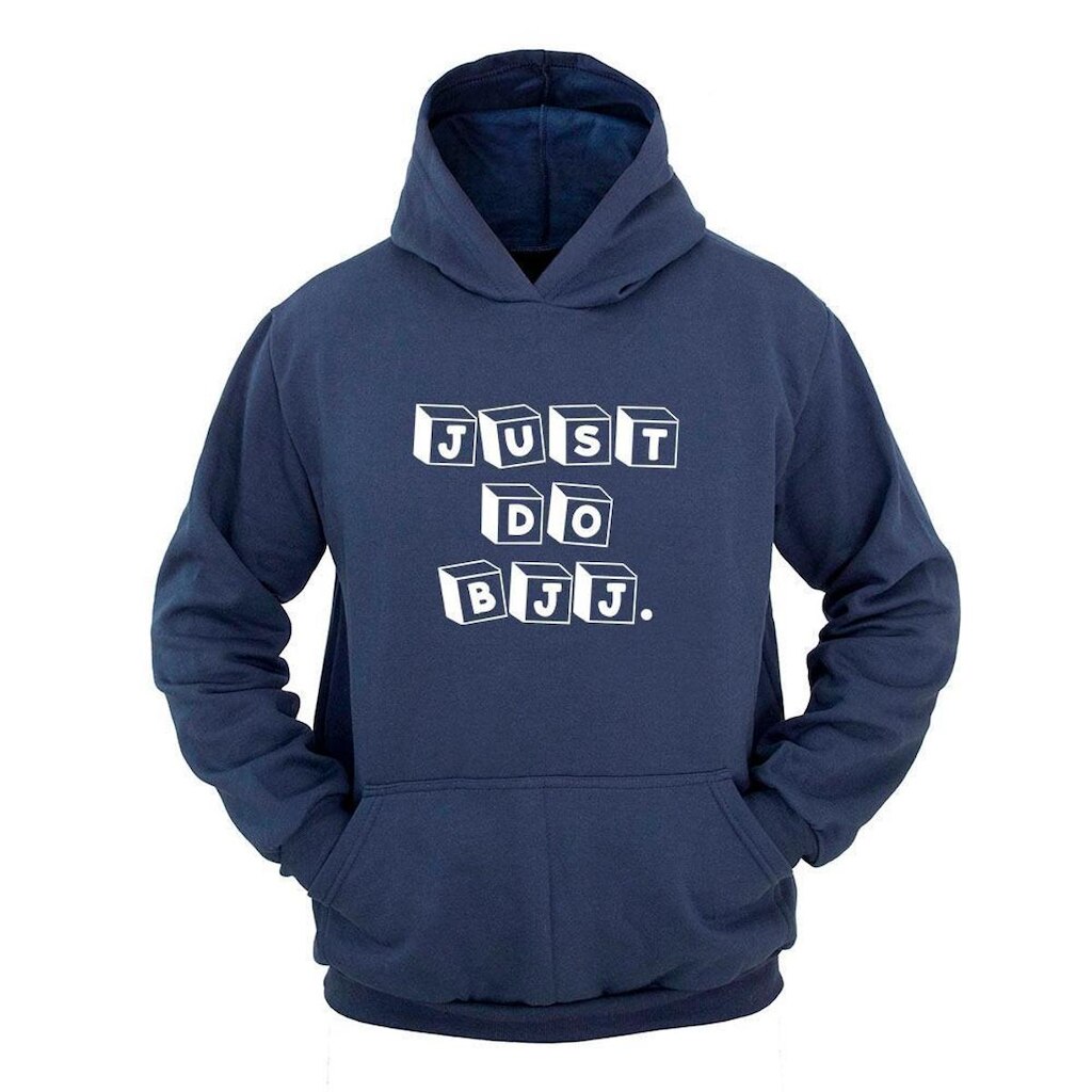 Moletom Masculino Canguru Estampa Just do BJJ com Capuz
