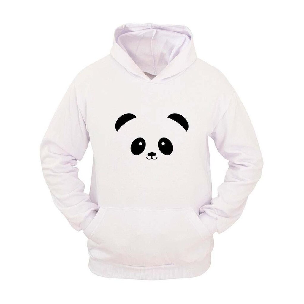Moletom Masculino Canguru Estampa Panda Com Capuz