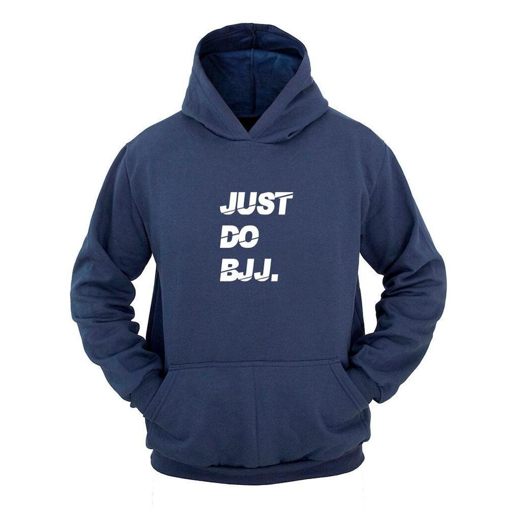 Moletom Masculino Canguru Flanelado Jiu Jitsu Just Estampado