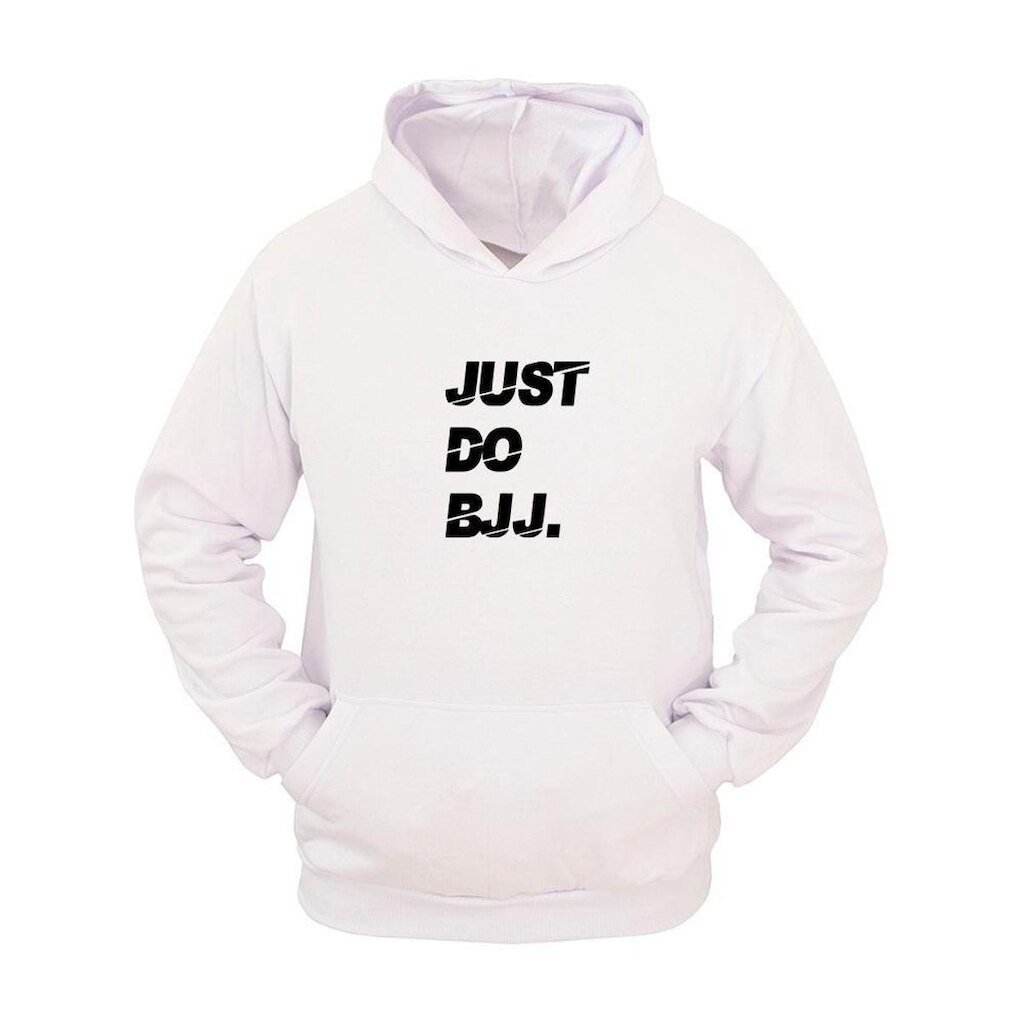 Moletom Masculino Canguru Flanelado Jiu Jitsu Just Estampado