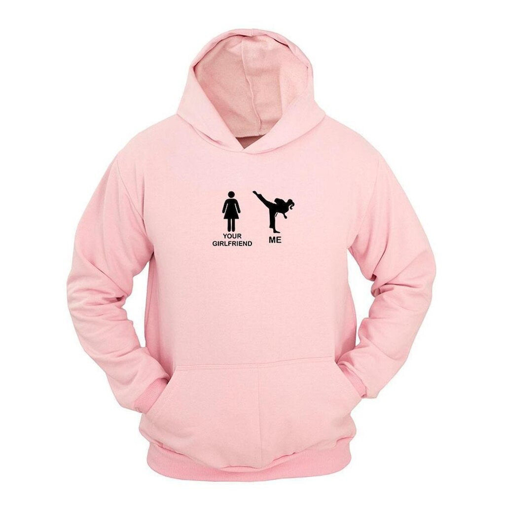 Moletom Masculino Canguru Flanelado Your Girlfriend Inverno