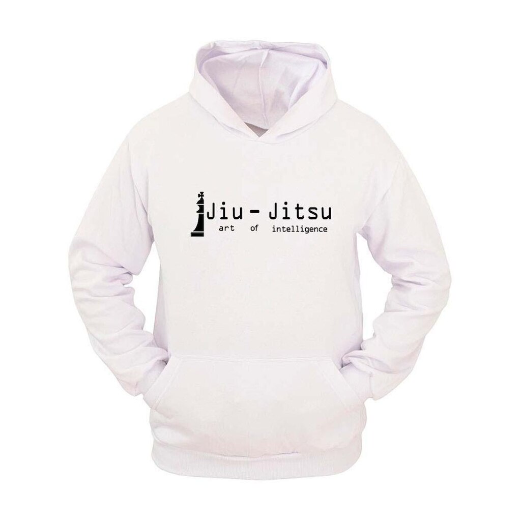 Moletom Masculino Canguru Jiu Jitsu Com Capuz Confortável
