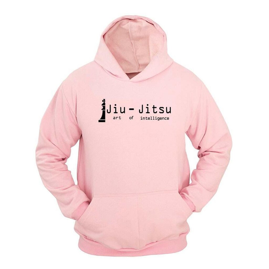 Moletom Masculino Canguru Jiu Jitsu Com Capuz Confortável
