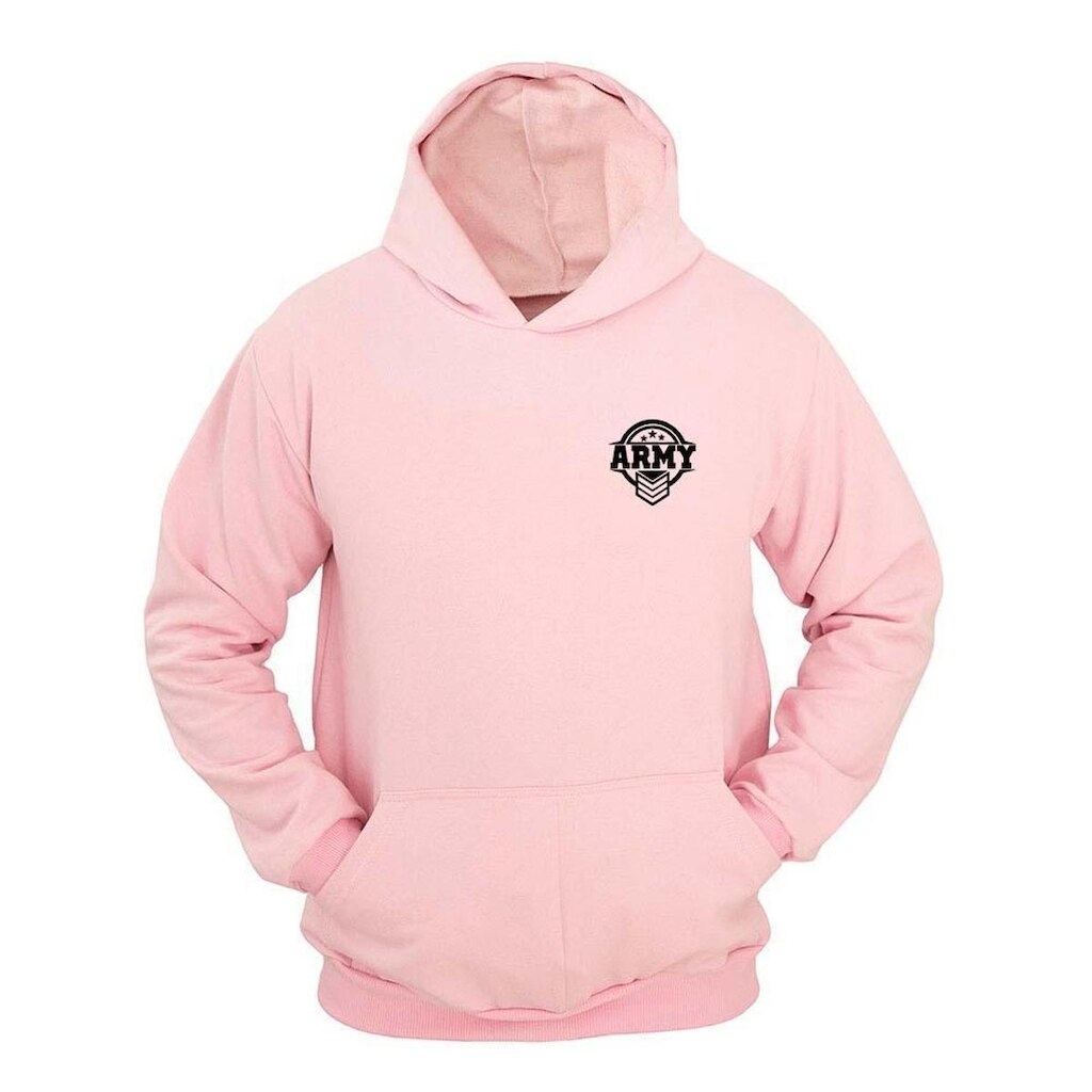 Moletom Masculino Canguru Ragor Estampa Army Capuz