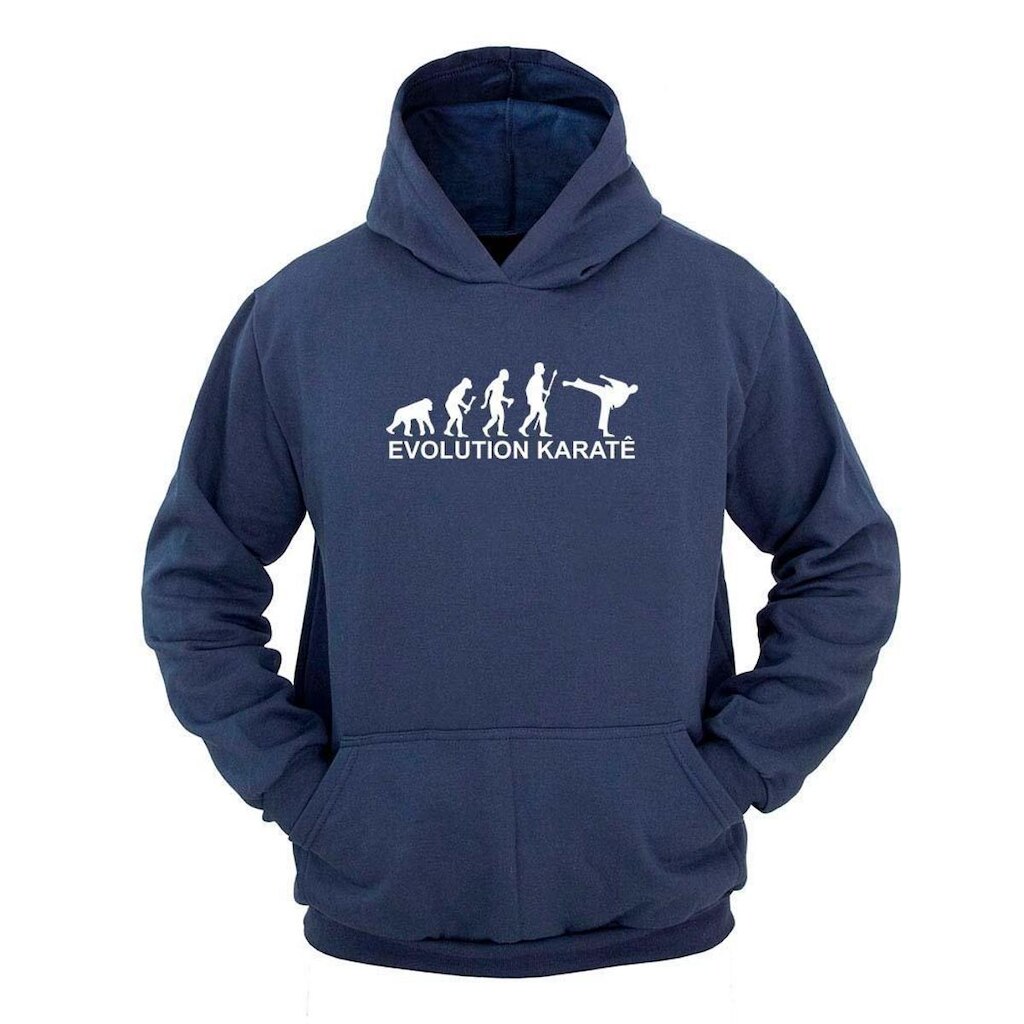 Moletom Masculino Canguru Ragor Estampa Evolution Karatê