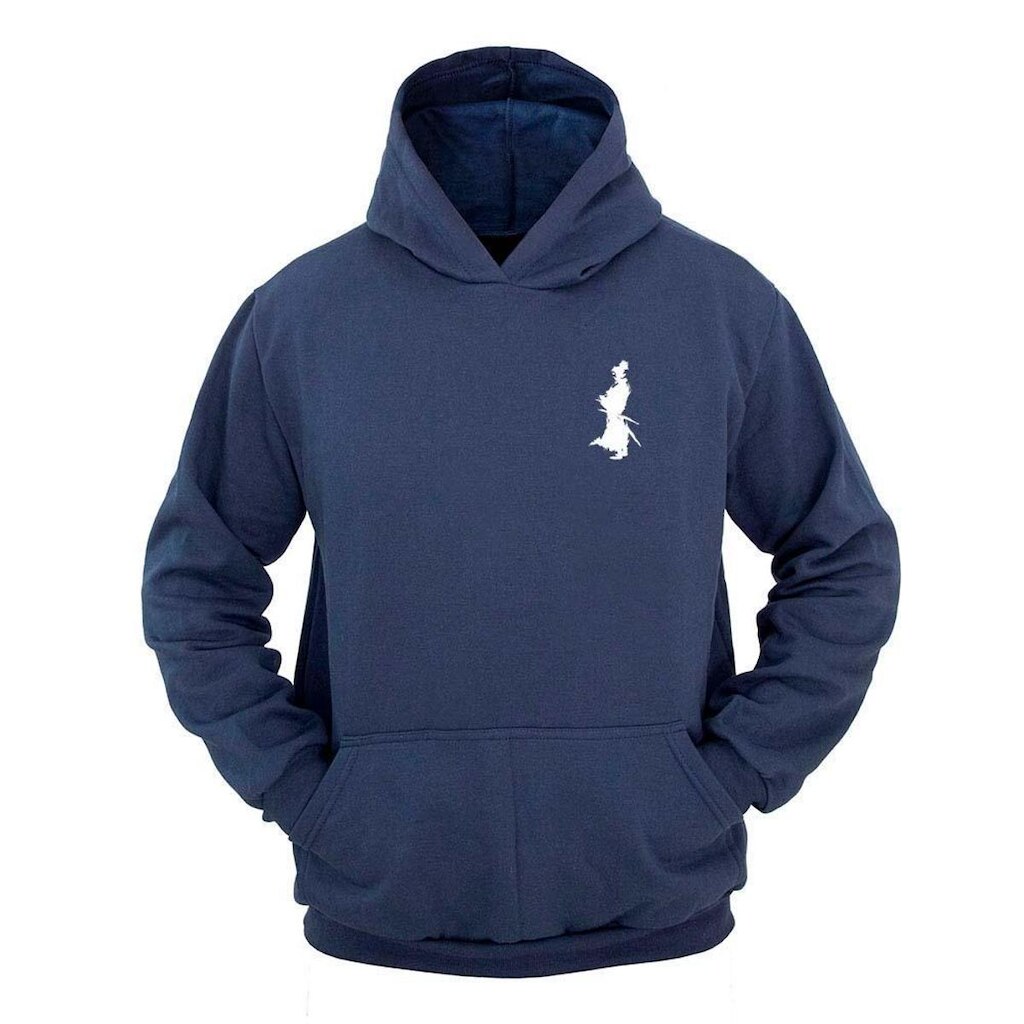 Moletom Masculino Canguru Samurai MM Estampado com Capuz