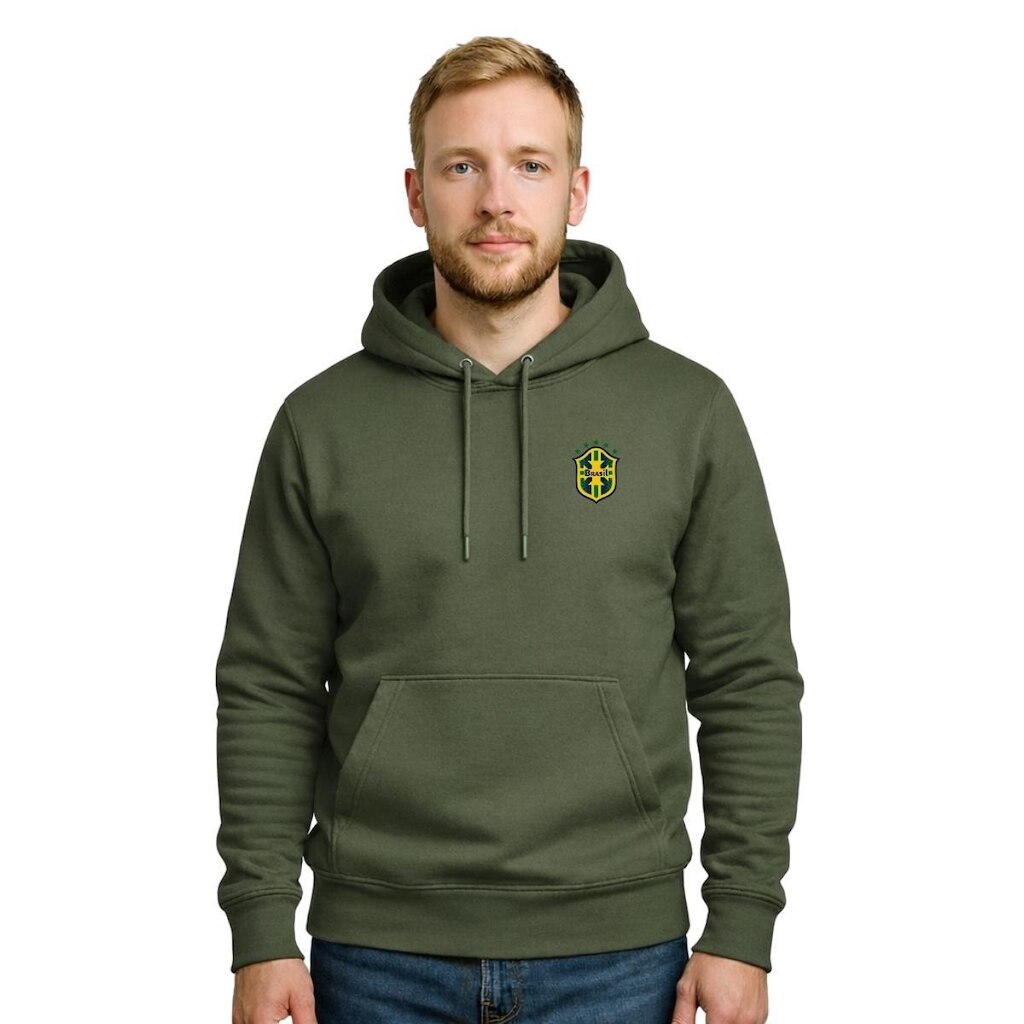 Moletom Masculino Com Capuz Flanelado Canguru Relaxado Copa Casual Inverno Confortável